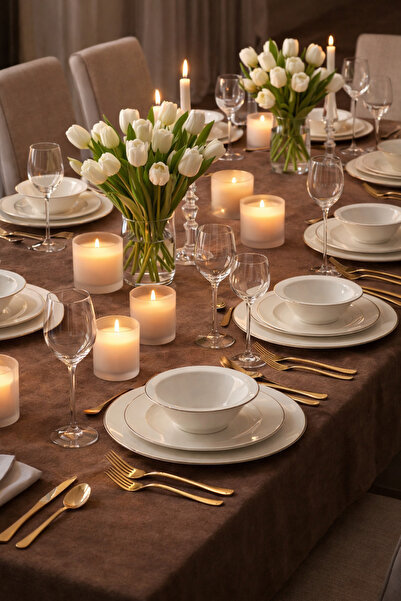 Hauzen Gigi Mia 12 Kişilik 56 Parça Yemek Takımı