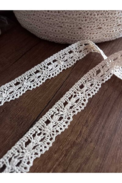 Dekorince Kopanaki Dantel Pamuk 10 Metre En 1.8cm