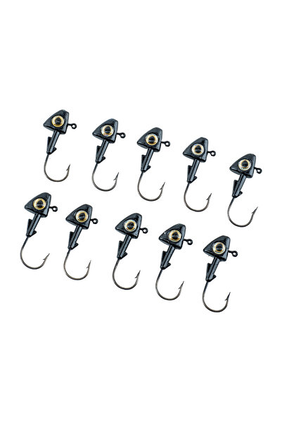 Genel Markalar Jighead - Zoka - Kurşunlu Olta İğnesi - (XH-A 07) - Siyah - 8 ...