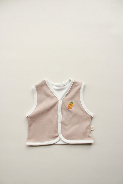 Oh La La Koala For Little Ones Ananas Nakışlı Çift Taraflı Yelek