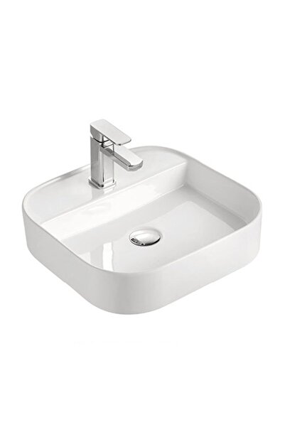 LENA E-5408 Tezgah Üstü Porselen Lavabo