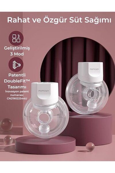 Momcozy S12 Pro elektrikli göğüs pompası, Rahat Çift Sızdırmaz Flanş