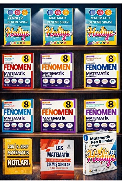 Fenomen Yayıncılık Fenomen 8. Sınıf Lgs Matematik 1.2.3.4.5.6 Fasikül 2026