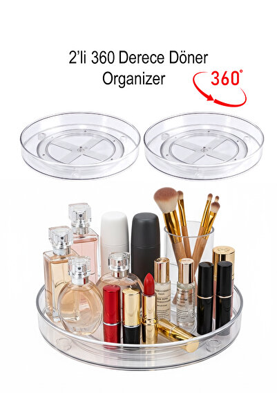 EVSTYLE 2-ПОЗИЦІЙНИЙ 360-ГРАДУСНИЙ ОБЕРТОВИЙ ОРГАНІЗАТОР - ПРОЗОРИЙ