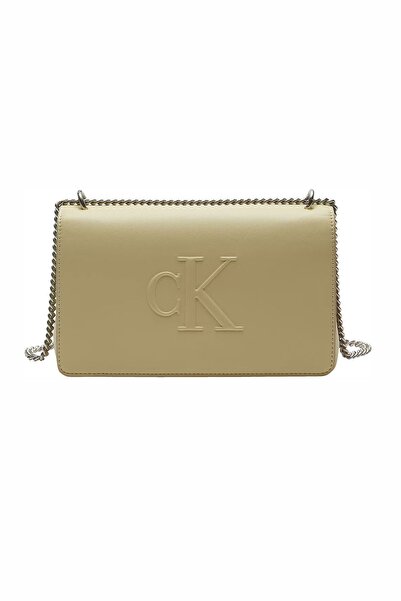 Calvin Klein حقيبة نسائية بيضاء من سكلبتيد إمبريس LV04K3035G-RM0