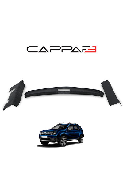 Genel Markalar Dacia Duster Bagaj Koruma Eşiği Uv Katkılı (ABS) Mat Siyah 3 P...