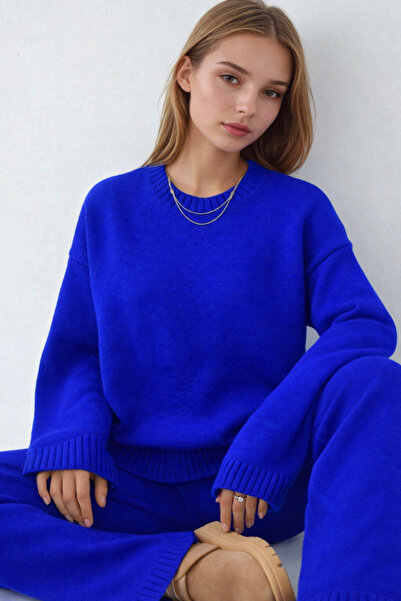 TOFAN TRİKO SET DUBLĂ OVERSIZE CASUAL