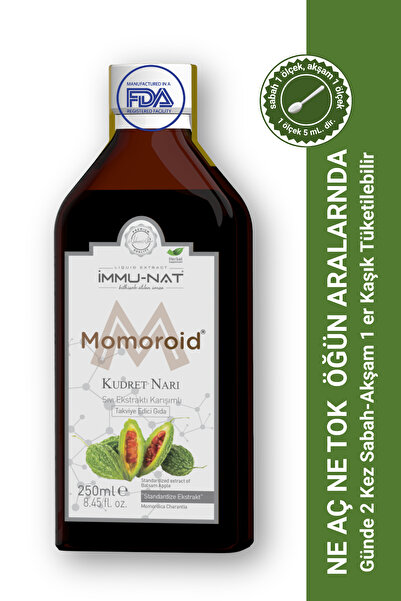 İmmu-Nat Momoroid Kudret Narı Ekstraktı 250 ml - Takviye Edici Gıda