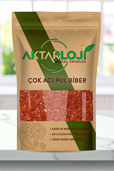 aktarloji 1 Kg Çok Acı Pul Biber /Ekstra Zehir Acı - Katkısız & Doğal