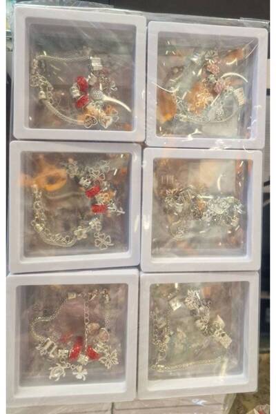 OEM Martisoare ambalate bratari cu pandantive 12/set model 66