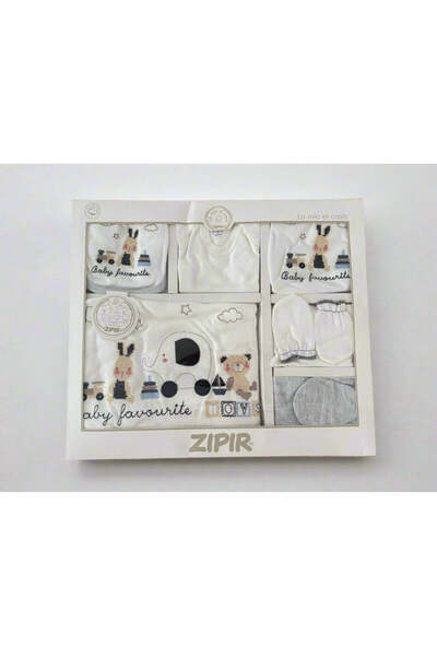 Zıpır Set de 10 piese pentru nou-născuți băieți - Black Elephant