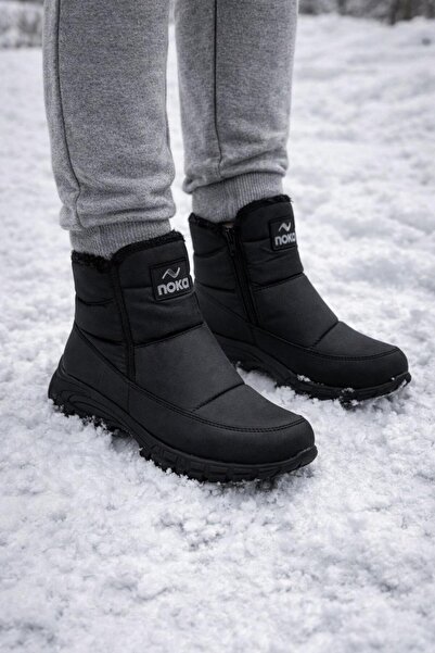 noka Fur-Lined Women's Snow Boots, Zippered, Parachute Fabric