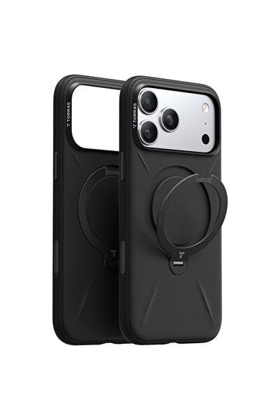 TORRAS Θήκη σιλικόνης QPRO Series για iPhone 17 Pro, μαύρη