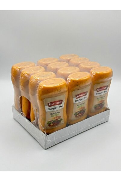 SOSTİME Burger sos turşu parçacıklı 12x520gr