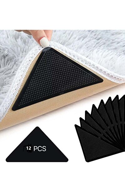 Generic 12 Pcs Grippers for Rugs Non Slip Rug Pads Reusable and Washable