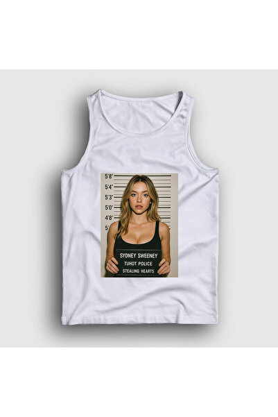 Presmono Unisex White Stealing Hearts Sydney Sweeney Tank Top 594543Tt