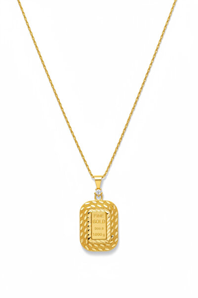 Hakan Güler Kuyumculuk 14 Ayar Altın Gram Külçeli Halat Zincir