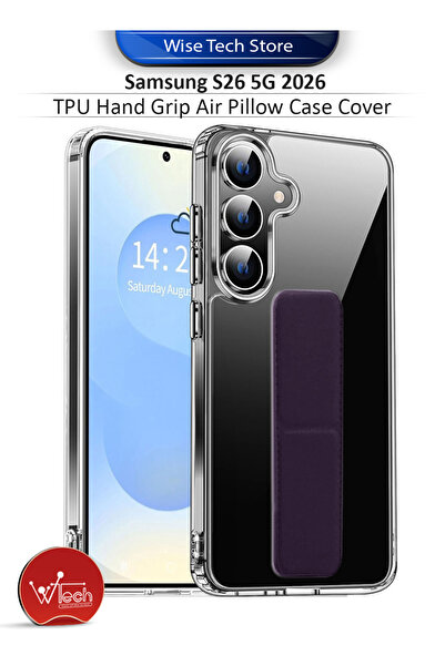 Wtech Samsung Galaxy S26 5G 2026 TPU Hand Grip Air Pillow Case Cover