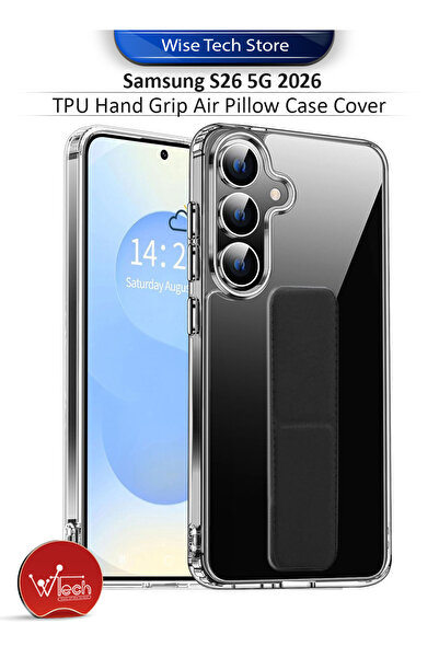 Wtech Samsung Galaxy S26 5G 2026 TPU Hand Grip Air Pillow Case Cover