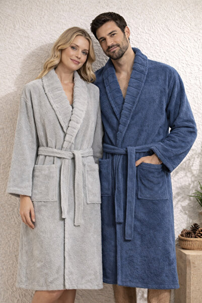 Asilex Home Collection ASILEX HOME Çift Kişilik Bornoz Takımı | %100 Pamuk | ...