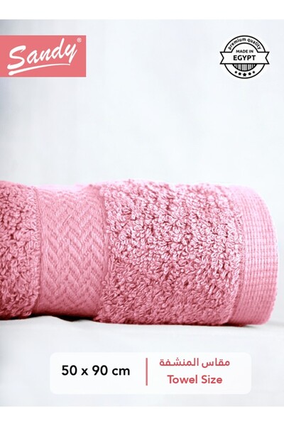 Sandy 100% Egyptian Cotton Hair Towel (50x90 cm) 600 GSM Soft Quick Drying & ...