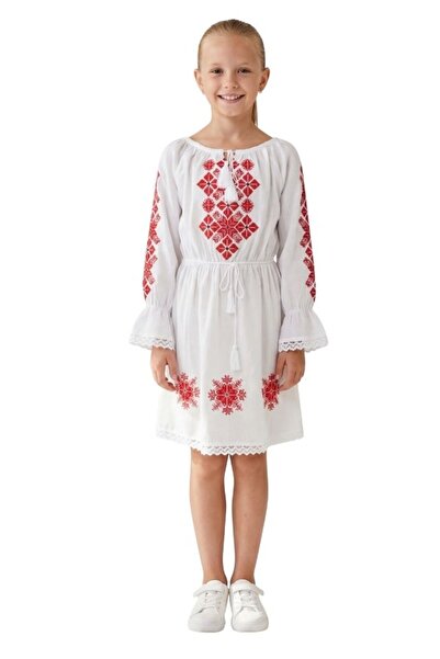 rody's forever Φόρεμα CPC για κορίτσια λευκό/κόκκινο Φόρεμα CPC για κορίτσια ...