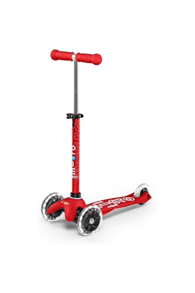 Micro Scooters - Mini Deluxe with LED Wheels |Adjustable Handlebar |3 Wheels ...