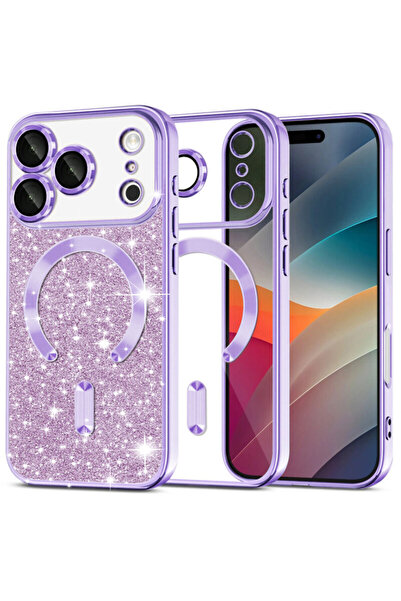 Techsuit Πολυτελής θήκη Glitter MagSafe για iPhone 17 Pro