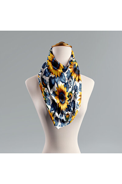 Şen Dekorasyon Şd Scarf Sunflower Scarf