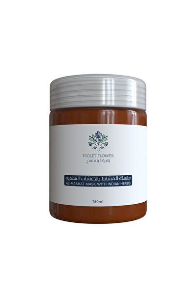 Violet Flowers ماسك المشاط الأحمر بالأعشاب الهندية