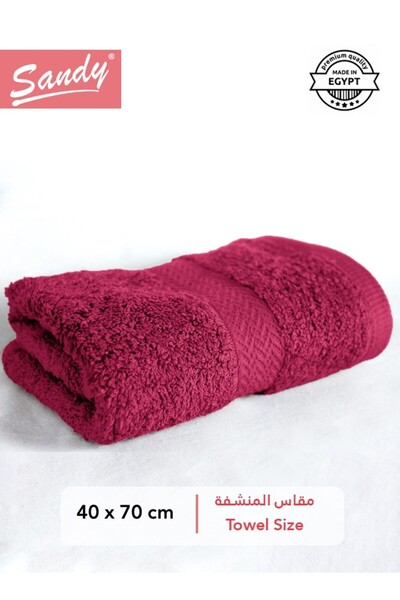 Sandy 100% Egyptian Cotton Hand Towel (40x70 cm) 600 GSM Soft Quick Drying & ...