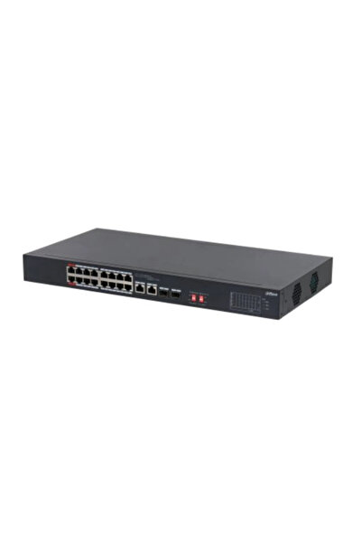 DAHUA PFS3218-16ET-135 16 PORT 16XFE-2XGE-2XGE/SFP 135W YÖNETİLEMEZ POE SWİTCH