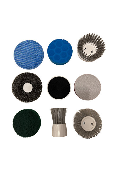Inco Replacement Head Set, for INCO® Electric Rotating Brush for Efficient Cl...