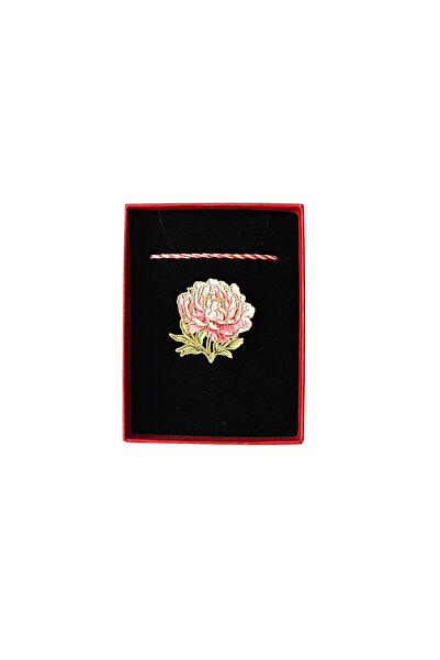 Abundo Peony brooch