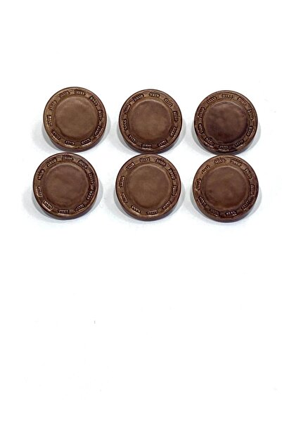 karantuhafiye زر معطف ترنش إيطالي الصنع / D مظهر جلدي / أسمر ضارب للصفرة / طق...