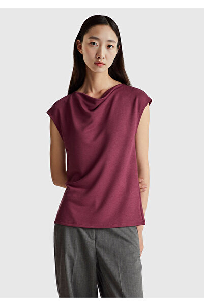 United Colors of Benetton Top fără mâneci pentru femei, amestec de viscoză, c...