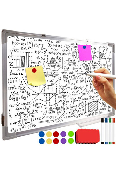 Maaleo Magnetic whiteboard 60x40 cm, Maaleo, complete set with 4 markers, 10 ...