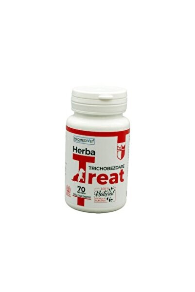 Promedivet Herba-Treat Hairball Removal Tablets for Dogs and Cats