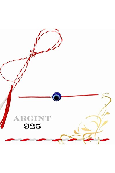 OEM Martisor bratara din argint 925 – ochi de deochi și biluță
