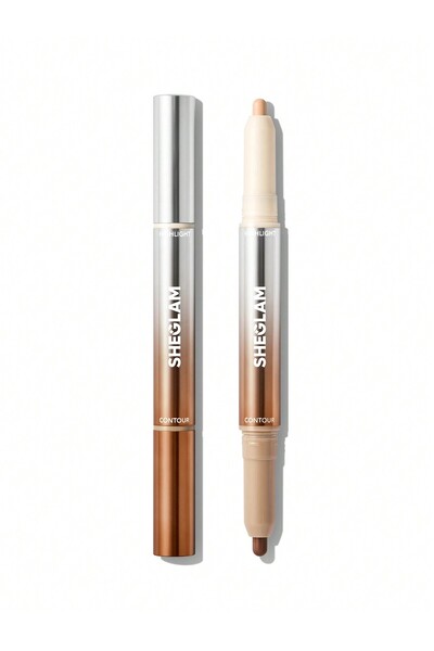 SHEGLAM Fine Line 2-In-1 Nose Contour & Highlight Pen - 2'si 1 Arada Burun Ko...