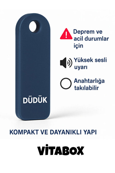 GLOWİFY PRİME 1 ADET DÜDÜK DEPREM VE ACİL DURUMLAR İÇİN SPORCU DÜDÜĞÜ