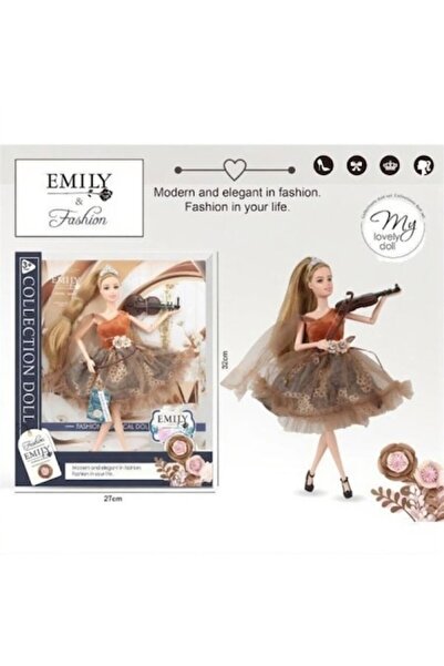 OEM Păpușa Emily cu rochie elegantă și vioară