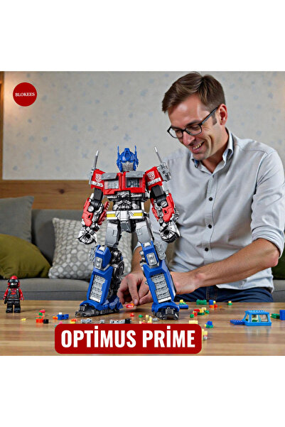 Sunman Blokees Optimus Prime Figür Lego prç