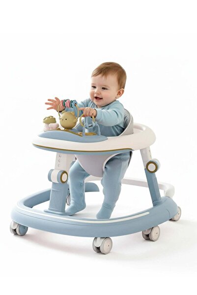 BAYBEE مشاية أطفال بيتاليا برو 2 في 1، قابلة لتعديل الارتفاع بخمسة مستويات، م...