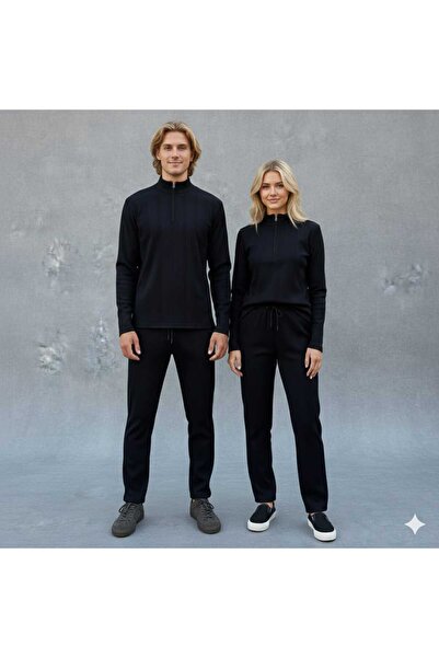 ALİ.COM 2026 New Season Ottoman Petekli̇ Flexible Fabric Shirt and Pants Set