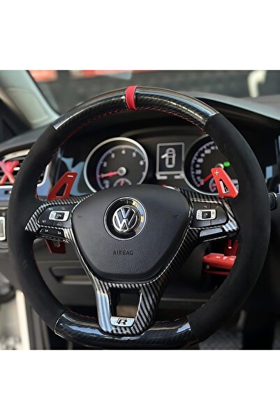 STİLİX GARAGE Golf 7 Jetta Passat Tiguan Polo Araca Özel Dikmeli Direksiyon K...