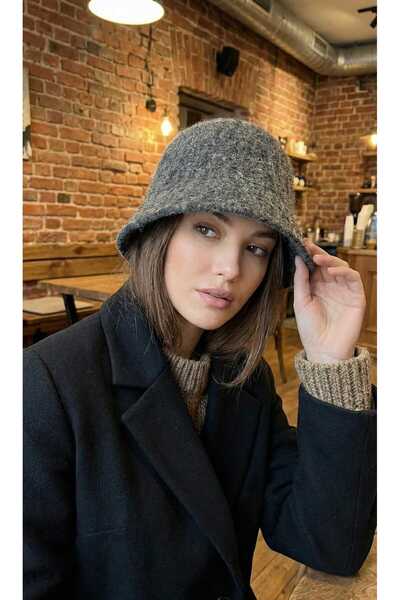 LAGRANZE Women's Wool Felt Bucket Hat