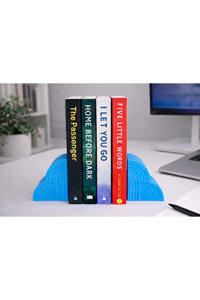 Vescarri Cloud Design Book Holder – Decorative Cloud Bookend