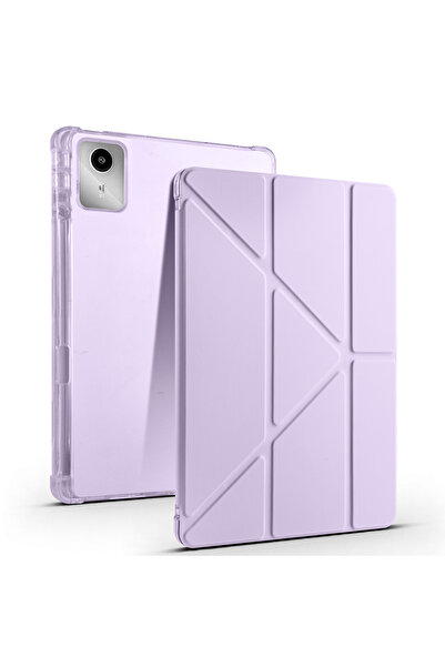 safariaksesuar Lenovo M11 (TB-330FU - TB-330XU) Uyumlu Kapaklı Kılıf Çoklu St...
