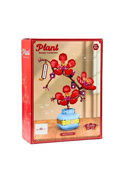 TRUST STORE Bricks Dekoratif Sakura Şeftali Çiçeği Modeli Yapım Seti 337 Parça